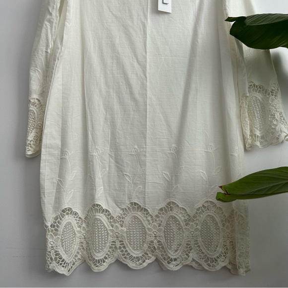 ASOS - Glamorous Swing Dress with Crochet Sleeve - Picture 5 of 14